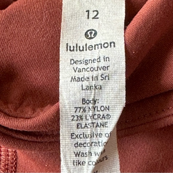 LULULEMON Always On Tight legging size 12 Skywash Rustic Clay Everlux 28” - Picture 7 of 9